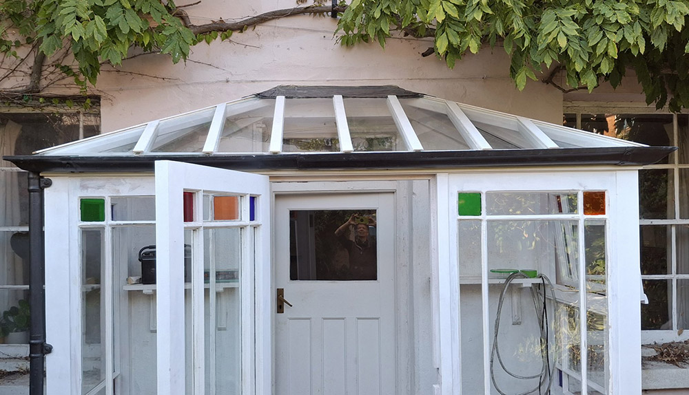 porch built by female carpenter brighton